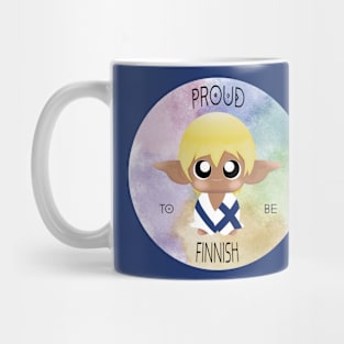 Proud to be Finnish (Sleepy Forest Creatures) Mug